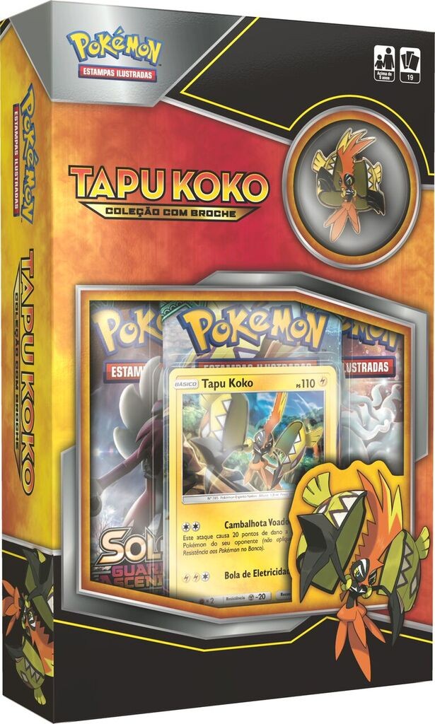 Lata Colecionável Guardiões Das Ilhas - Tapu Koko Gx - Pokemon - #