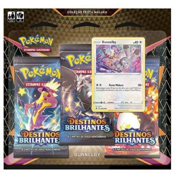 Pokémon EE4.5 Blister Triplo - Destinos Brilhantes