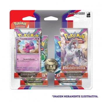 Pokémon 4Pack Escarlate e Violeta 2 - Evoluções em Paldea