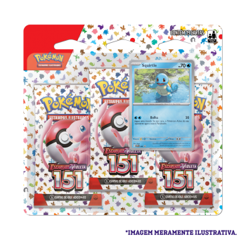 Pokémon 3pack Escarlate e Violeta 3.5 - Coleção 151