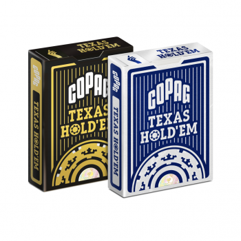 Baralho Texas Hold'em Blue & Gold Edition